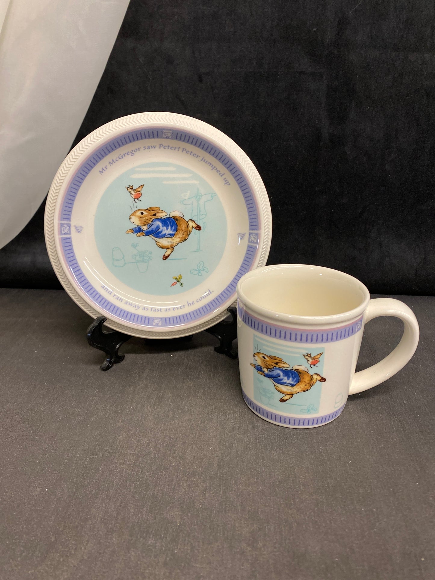 Wedgwood "Peter Rabbit" Plate & Mug