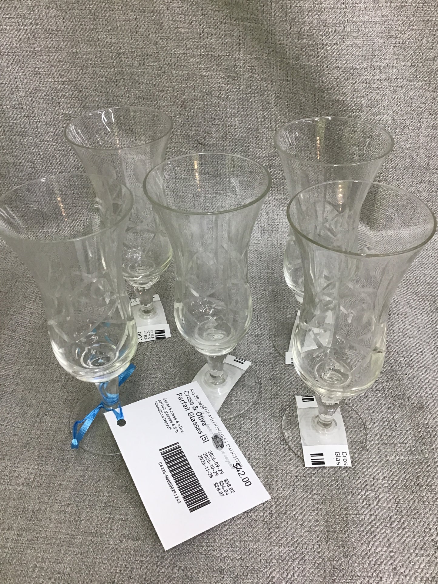 Cross & Olive Parfait Glasses (5)