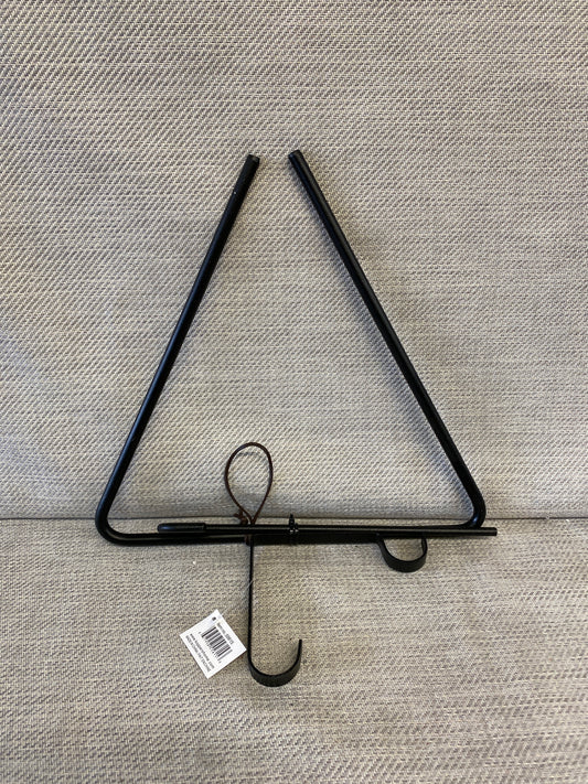New! 3PC Wrought Iron Triangle - Dinner Gong