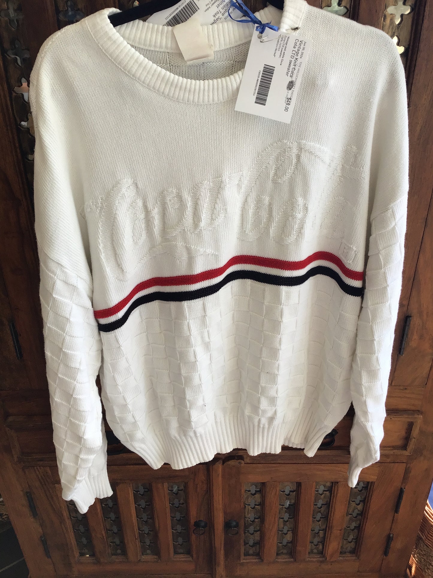 Vintage Knit Coca Cola LTD sweater