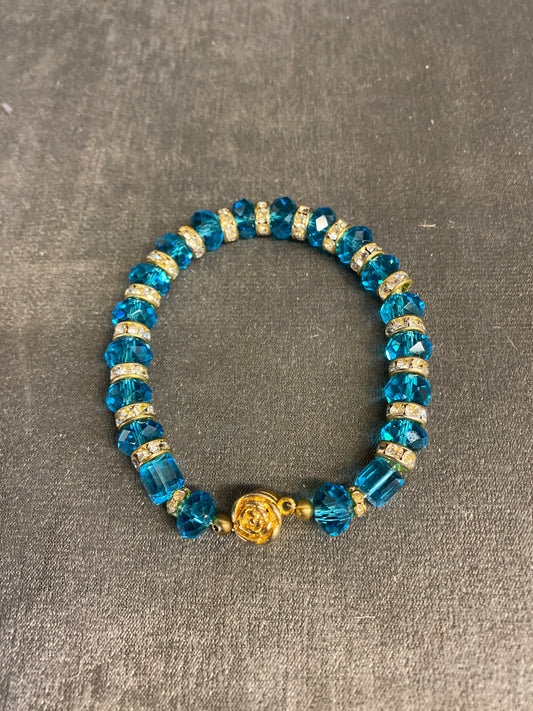 Stretch Bracelet - Turquoise Bead