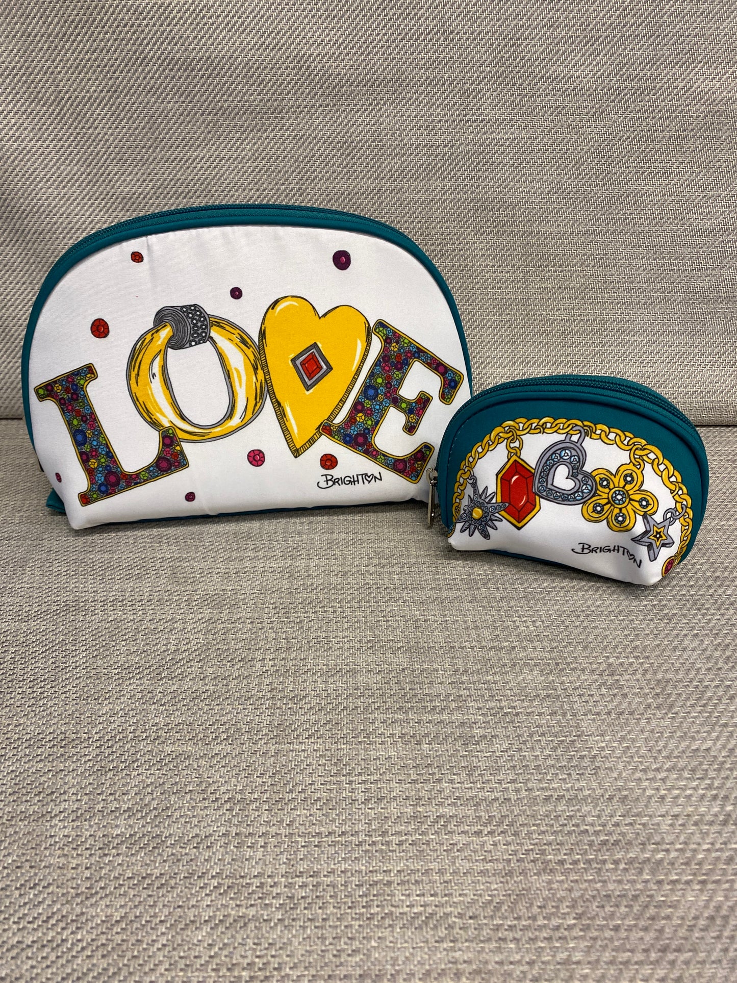 NEW! 2PC Brighton "Charmed" Makeup Bag