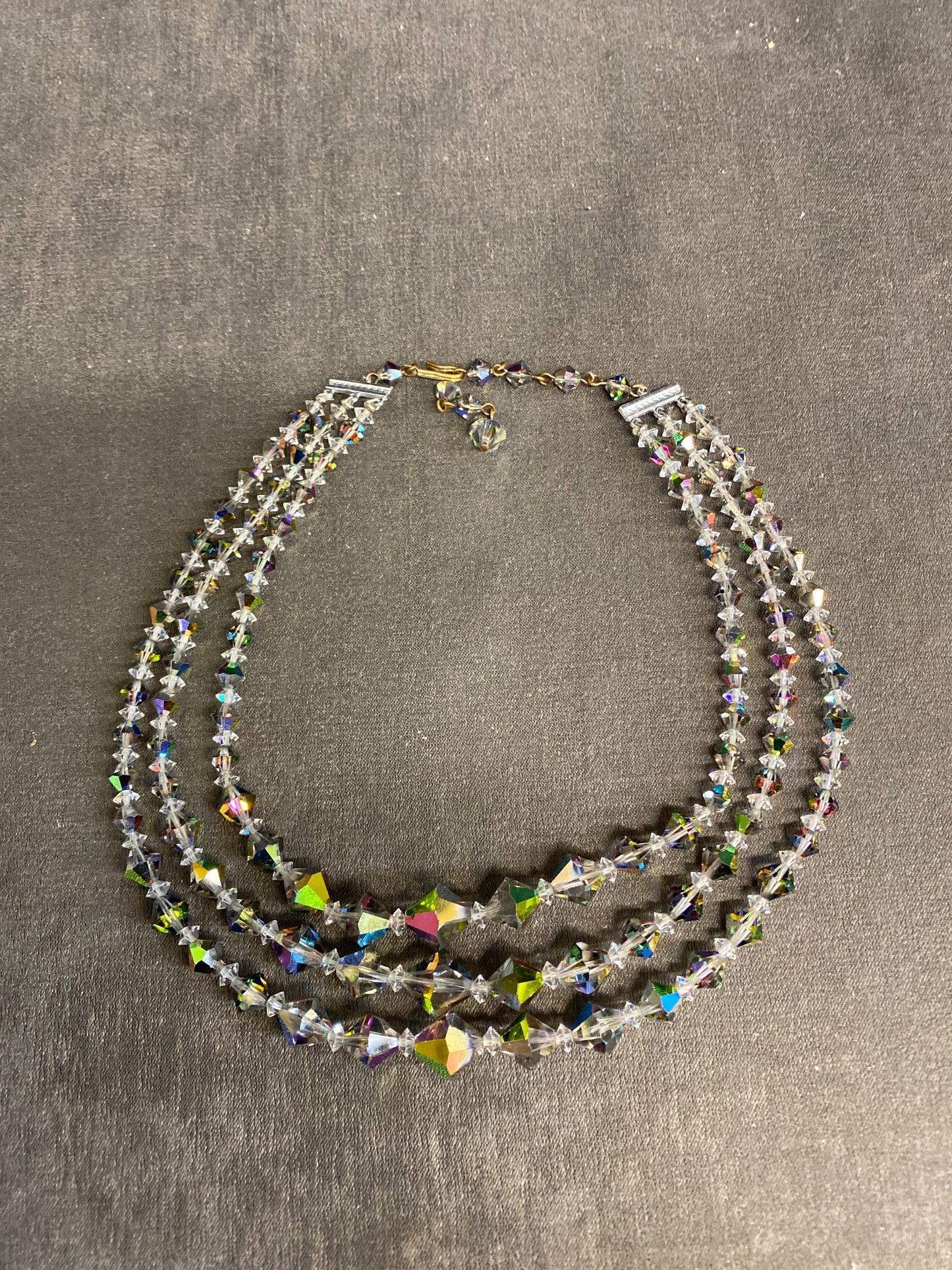 Vintage 3 Strand Necklace
