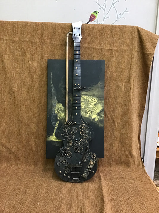Unique! Handmade Guitar Artwork