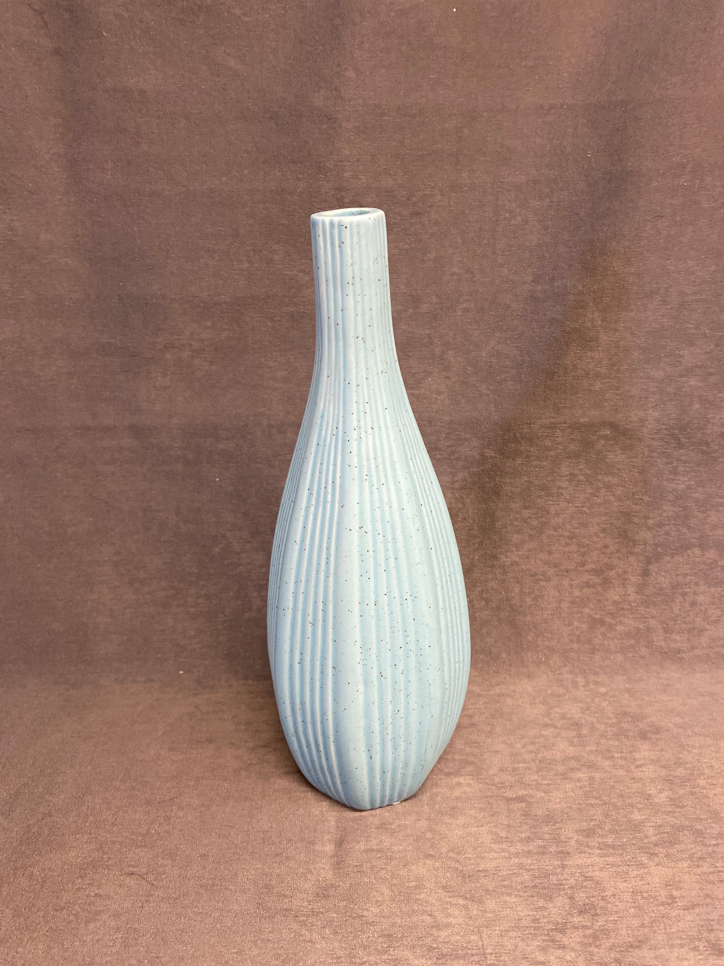 Ceramic Bottleneck Vase - Turquoise