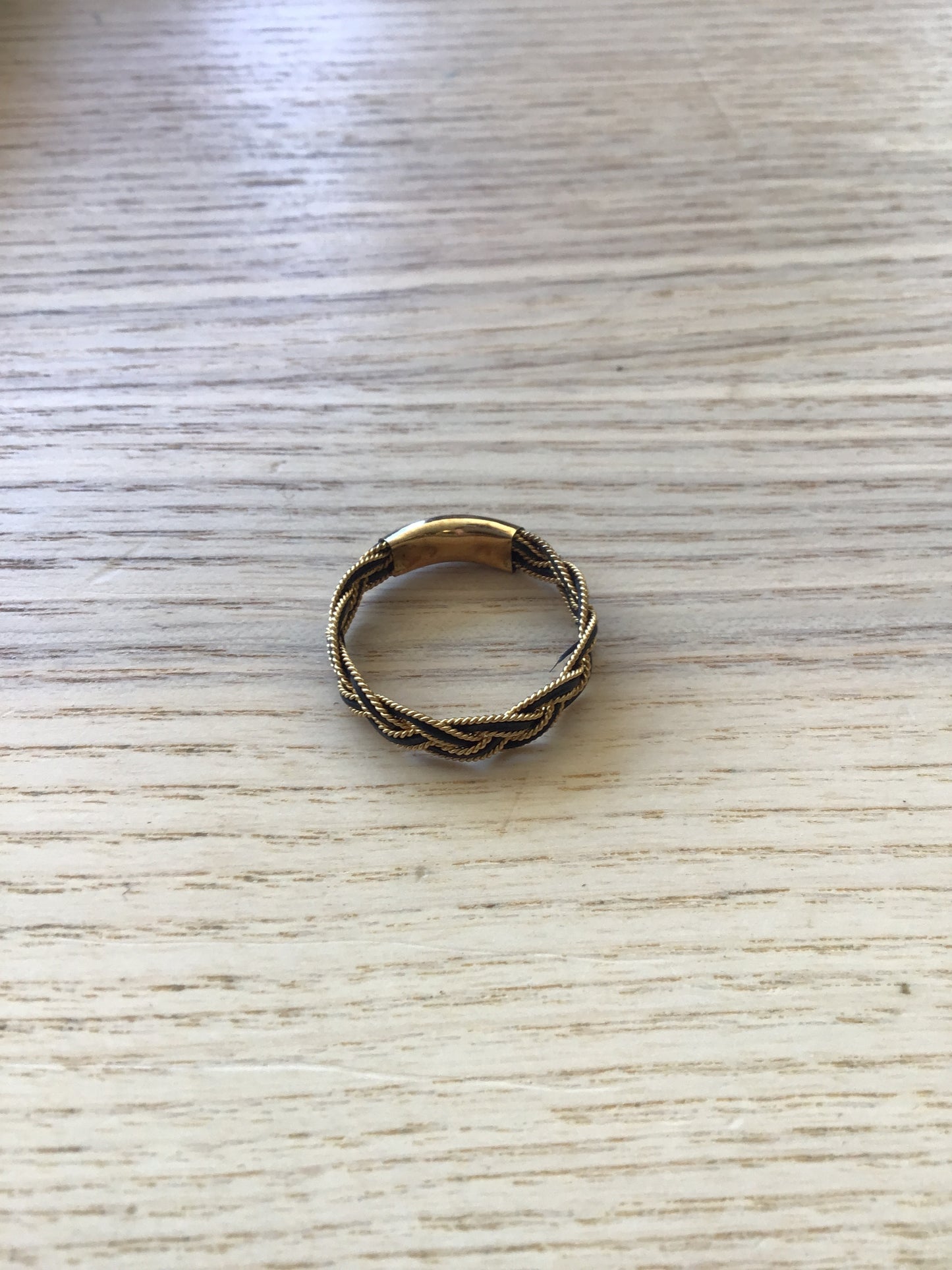 Pretty Rope Style Woven Ring