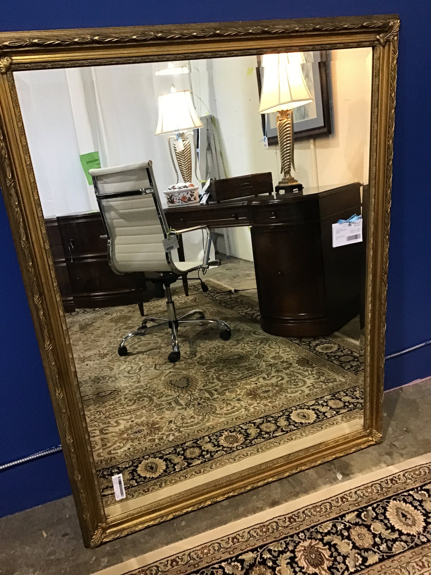 Large Beveled Mirror