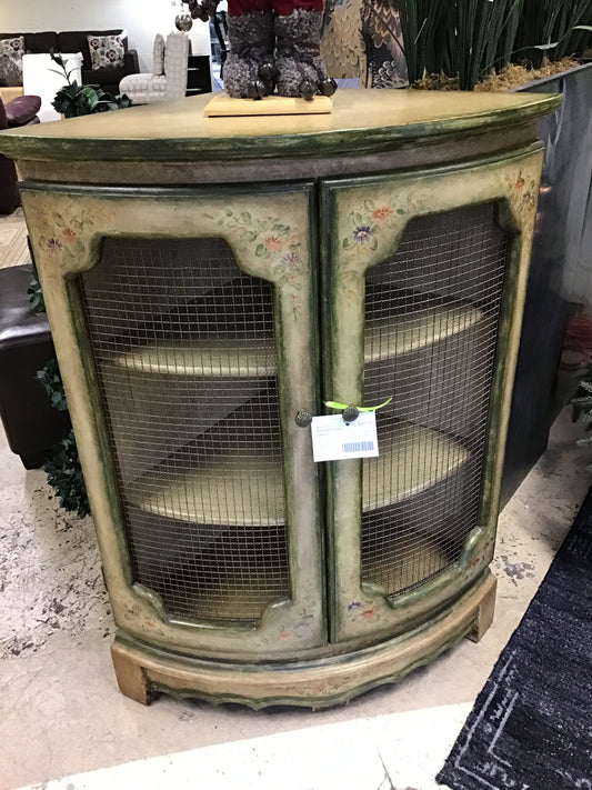 Painted Corner Cabinet