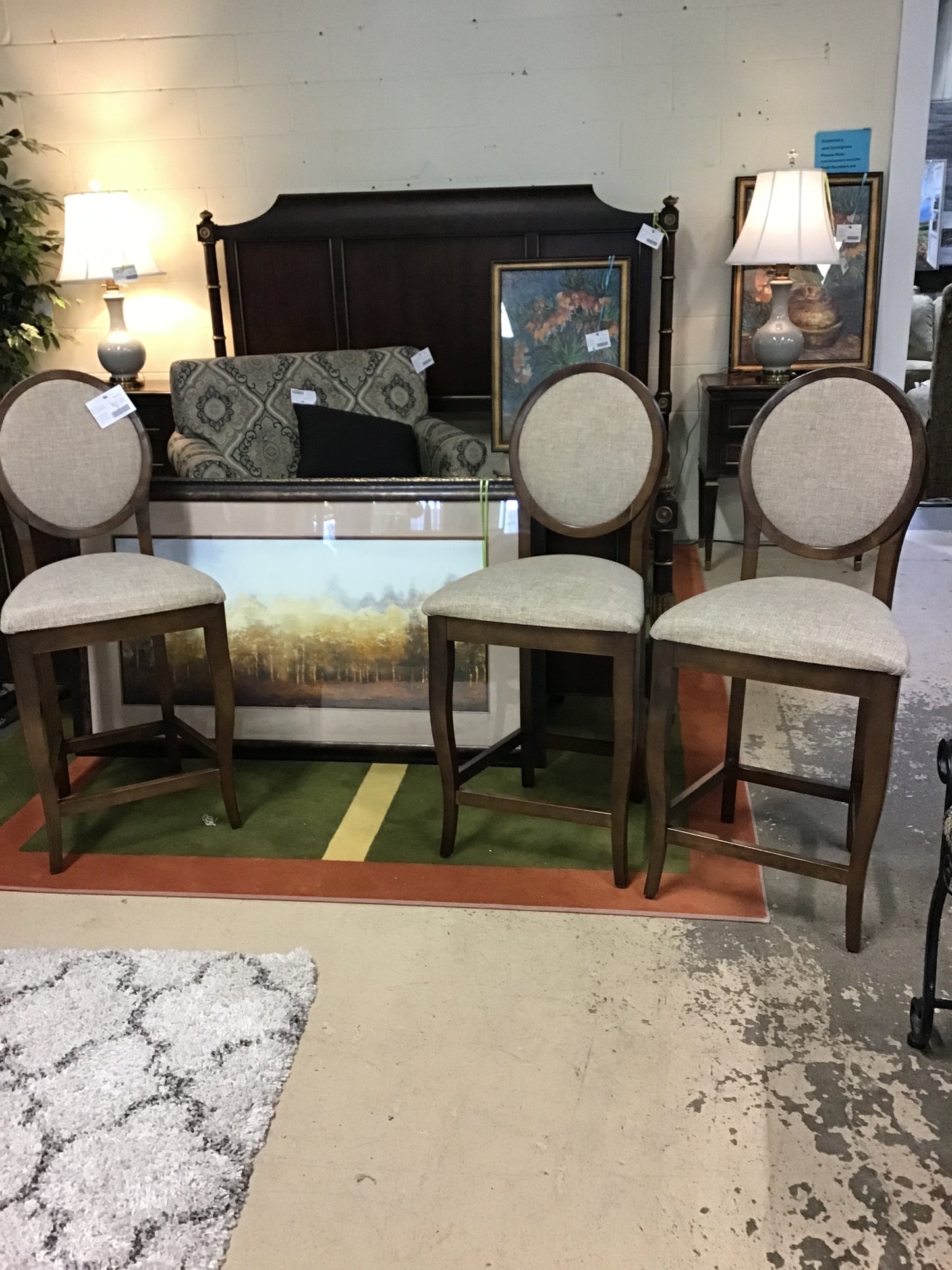 SET 3 Custom Counter Stools