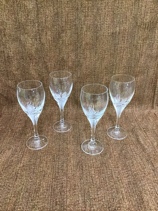 Crystal Wine Glasses (4)