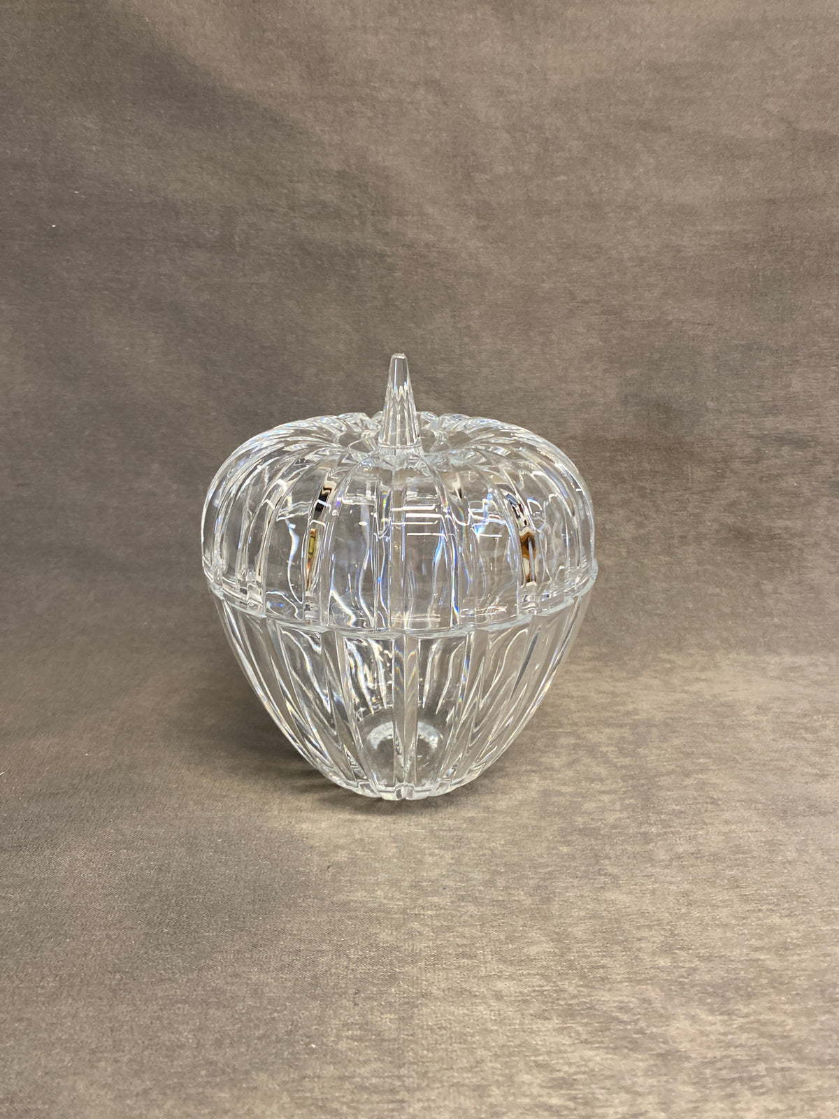 Crystal Candy Dish - Apple