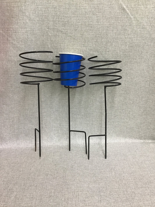 Black Metal Stakes for Beverages (Each)