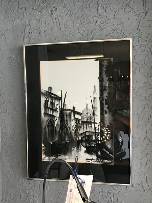 MCM Venetian Framed Art