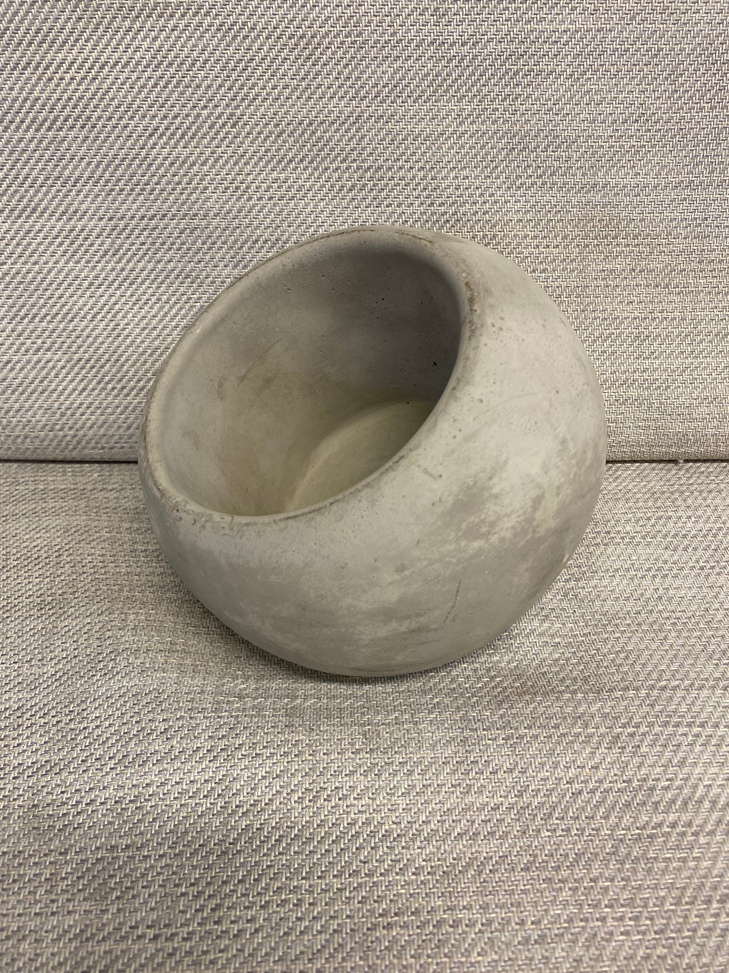 New! Slanted Stone-Like Planter Pot