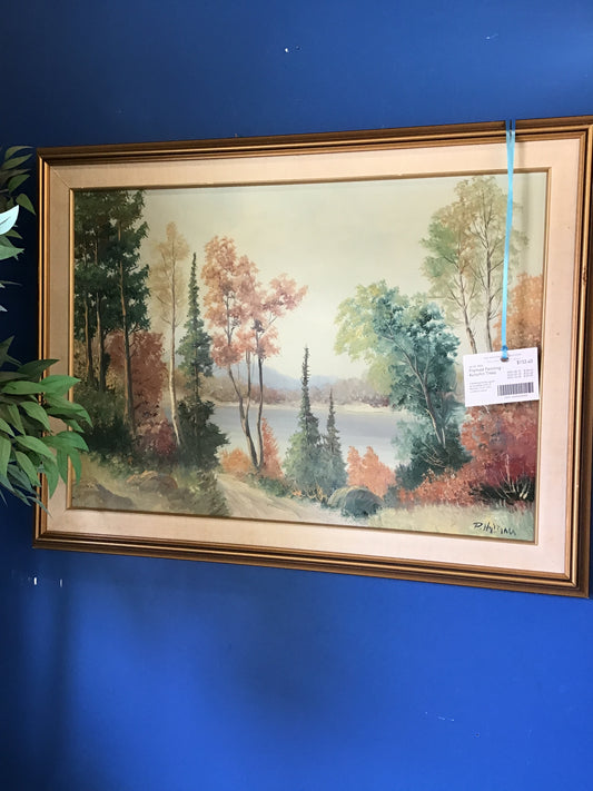 Framed Painting - Autumn Trees