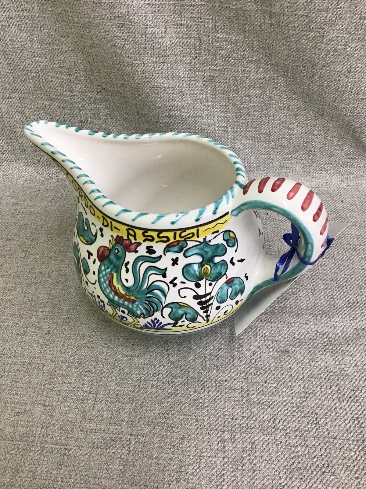 Ricordo-Di-Assisi Ceramic Pitcher