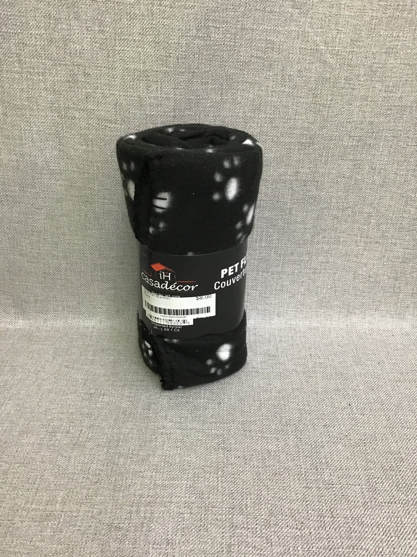 New! Pet Blanket- Black