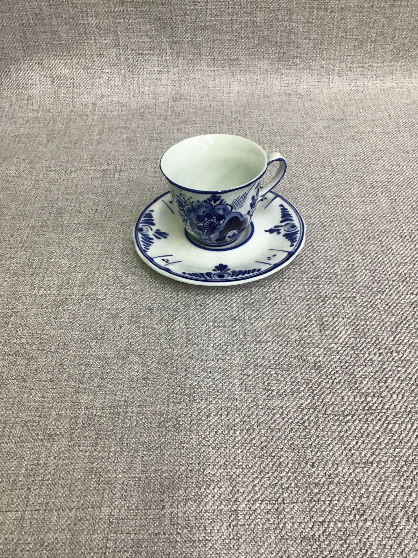 Miniature Delft Teacup & Saucer