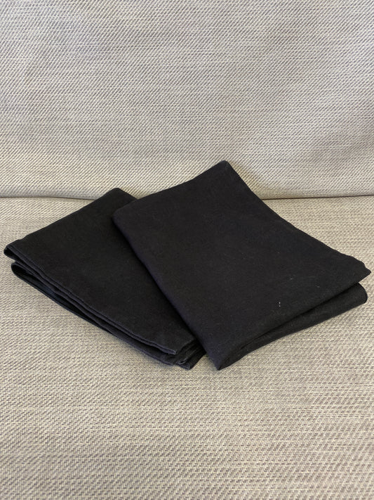 PAIR Sm Cushion Covers - Black