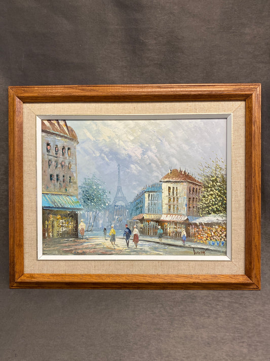 Framed Painting - Paris