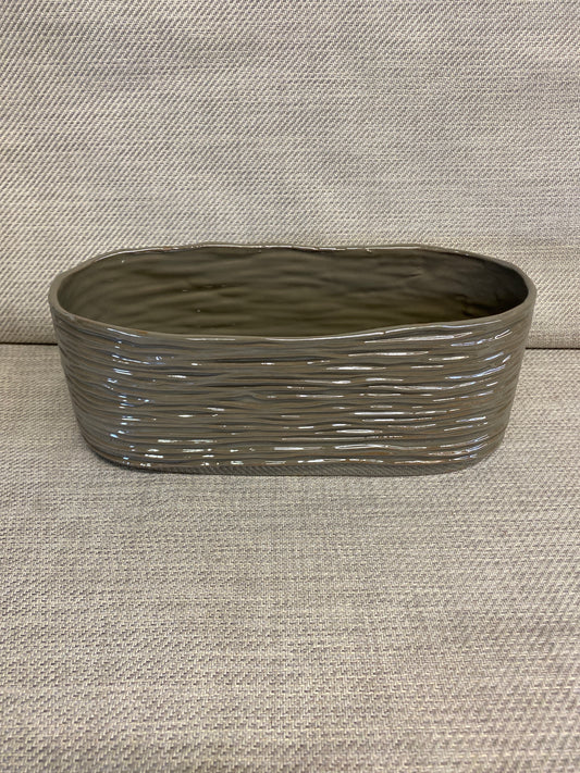 NEW! Ceramic Planter - Grey