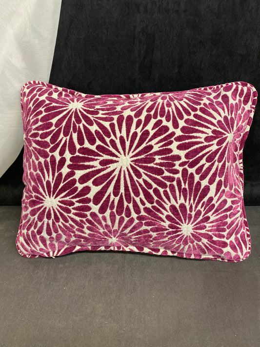 Lumbar Cushion - Purple Floral