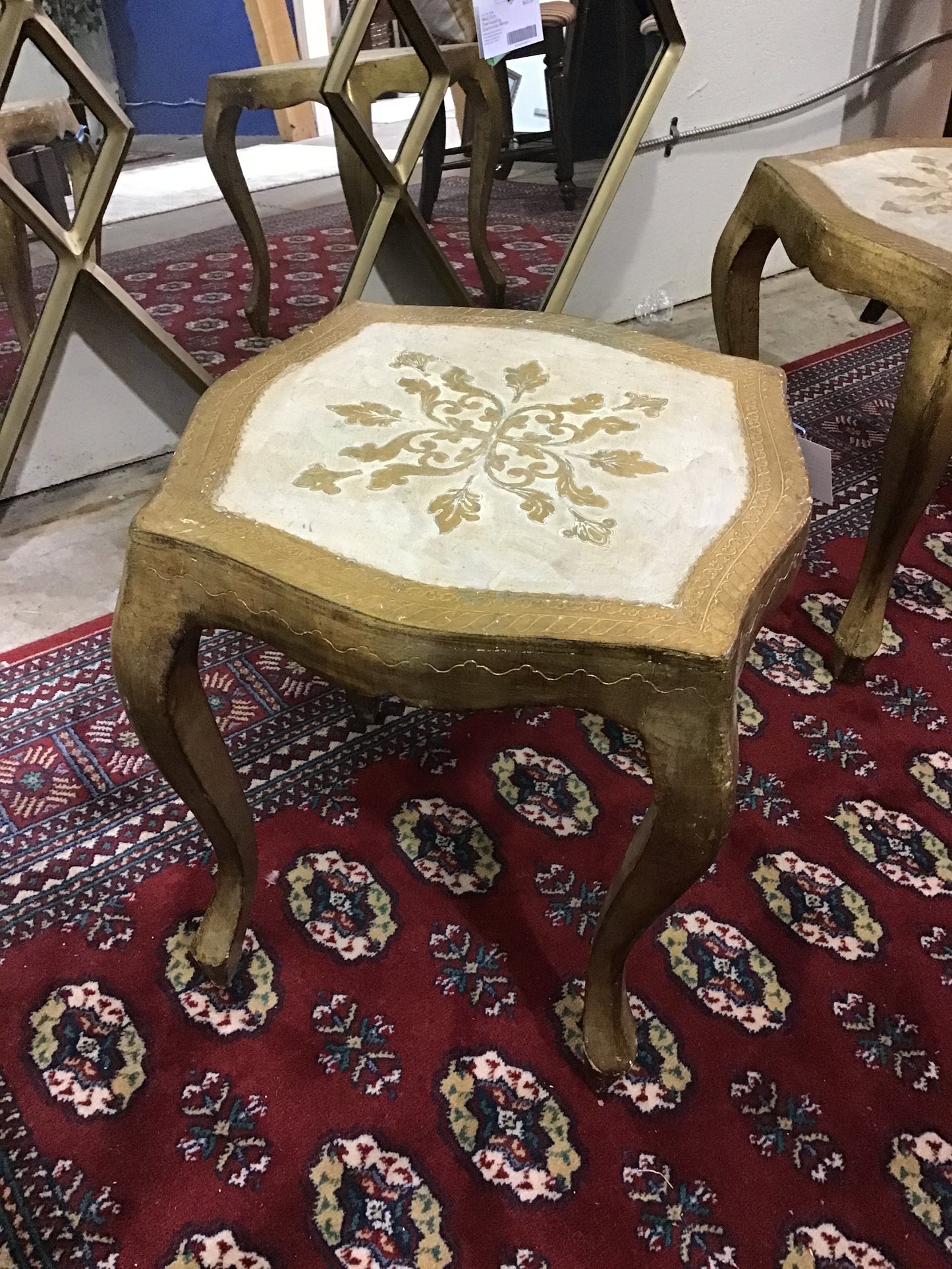 Sm Italian Florentine Side Table