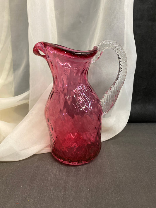 Cranberry Glass Jug