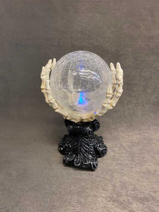Halloween Skeleton Hand Crystal Ball