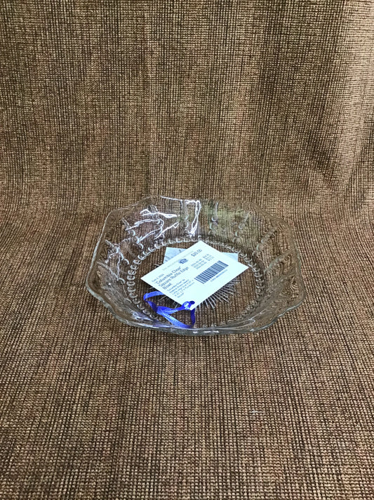 'Columbia Clear' Square Ruffle Edge Bowl