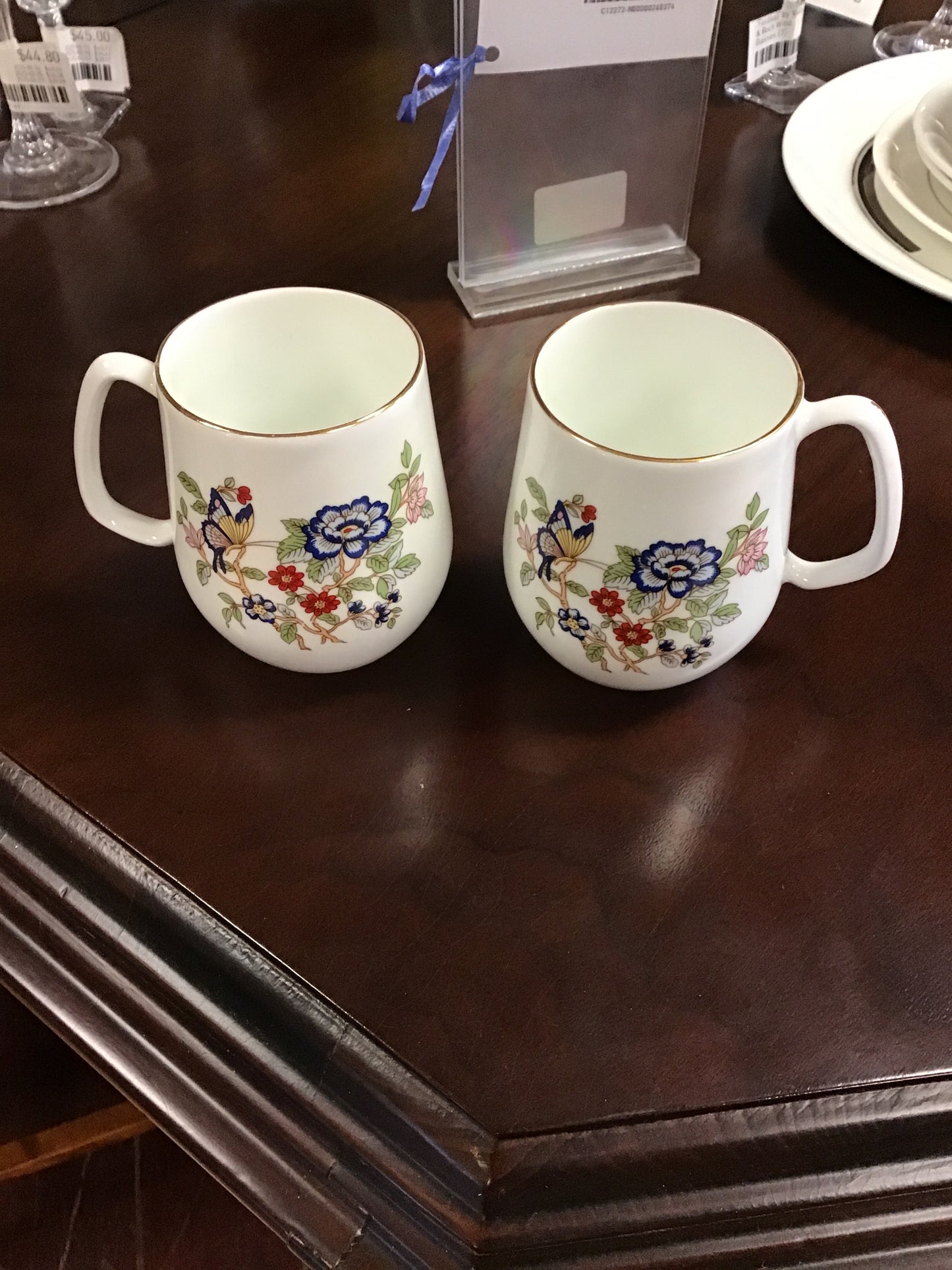 'Harmony' Royal Tara Fine Bone China Mugs (2)