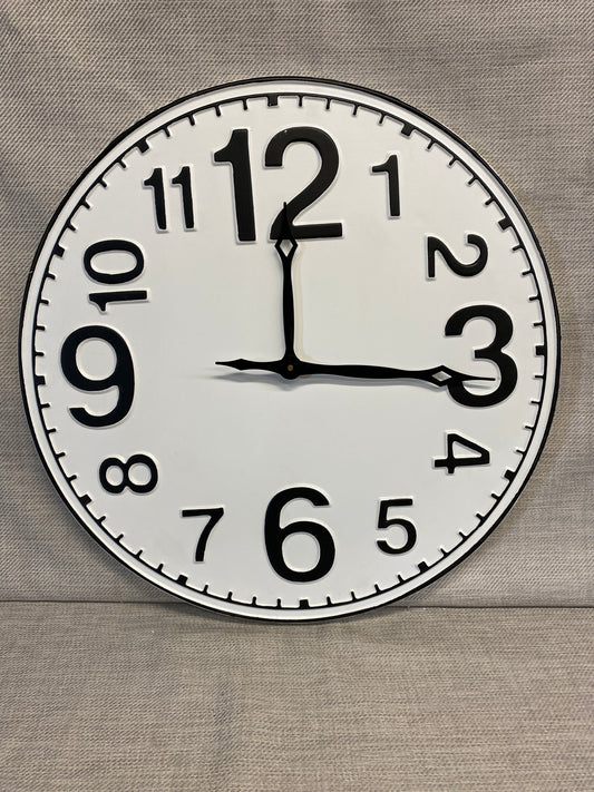NEW! Wall Clock - White