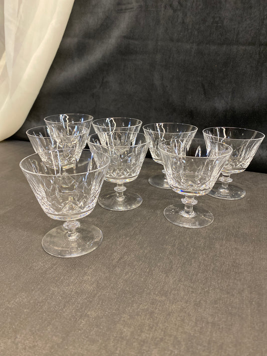 Set 8 Scottish Crystal Sorbet Cups