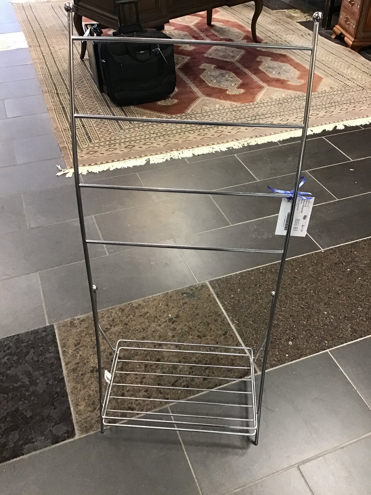 Chrome Towel/Blanket Rack