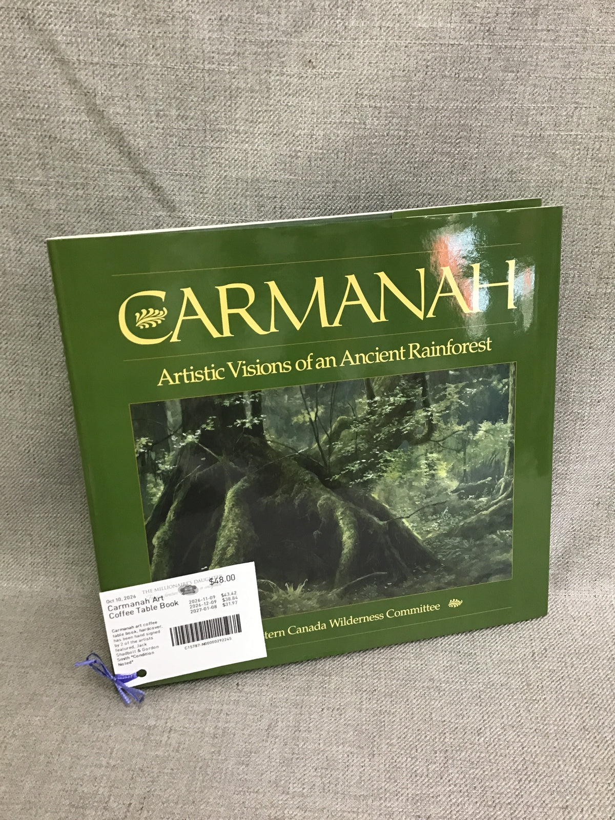 Carmanah Art Coffee Table Book