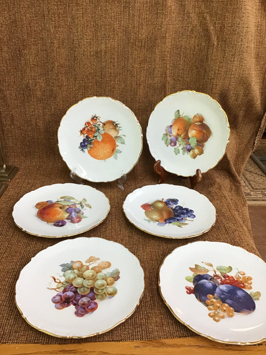 Bavaria Fruit Plates (6)