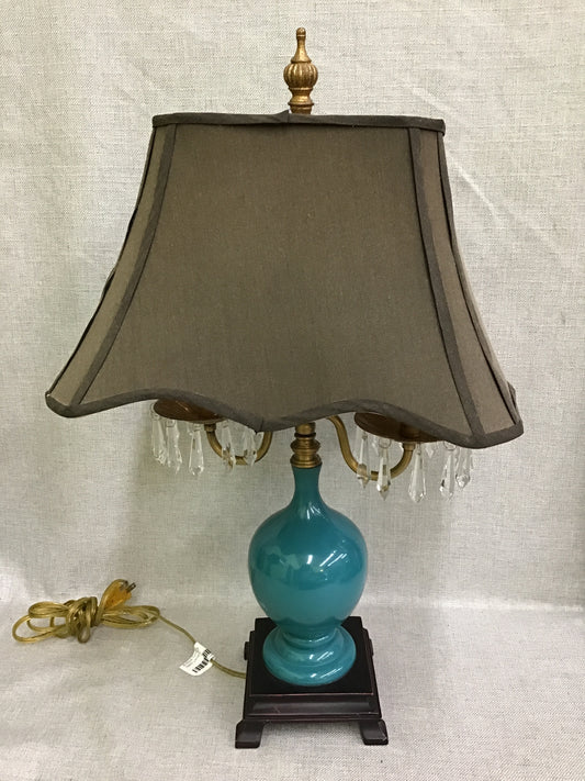 Antique Ceramic Table Lamp- 26"h
