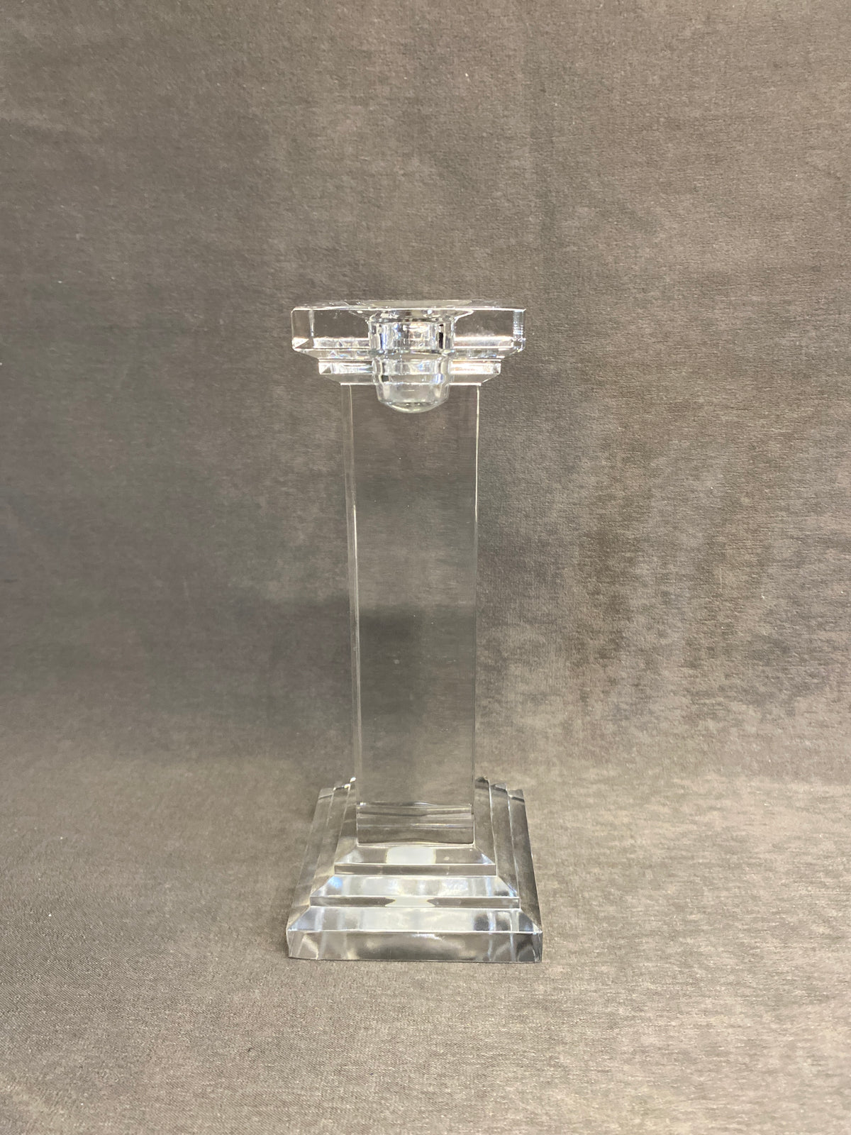 Czech Crystal Candleholder - Square