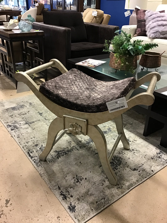 Curule Style Bench