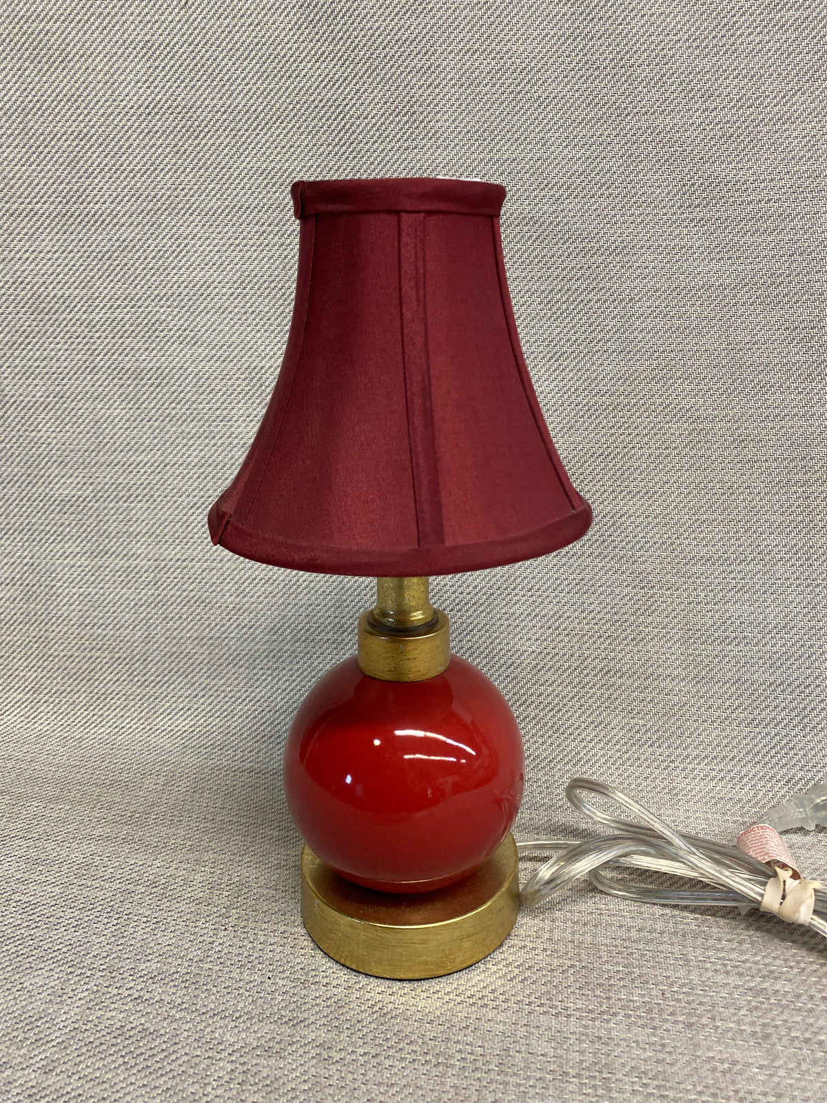 Karma Home Small Table Lamp - Red