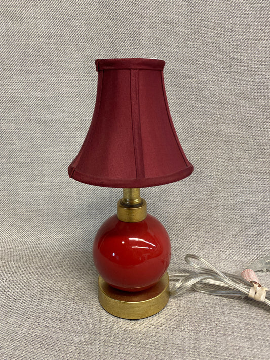 Karma Home Small Table Lamp - Red