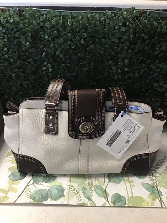 Authentic Genuine Leather Coach Handbag