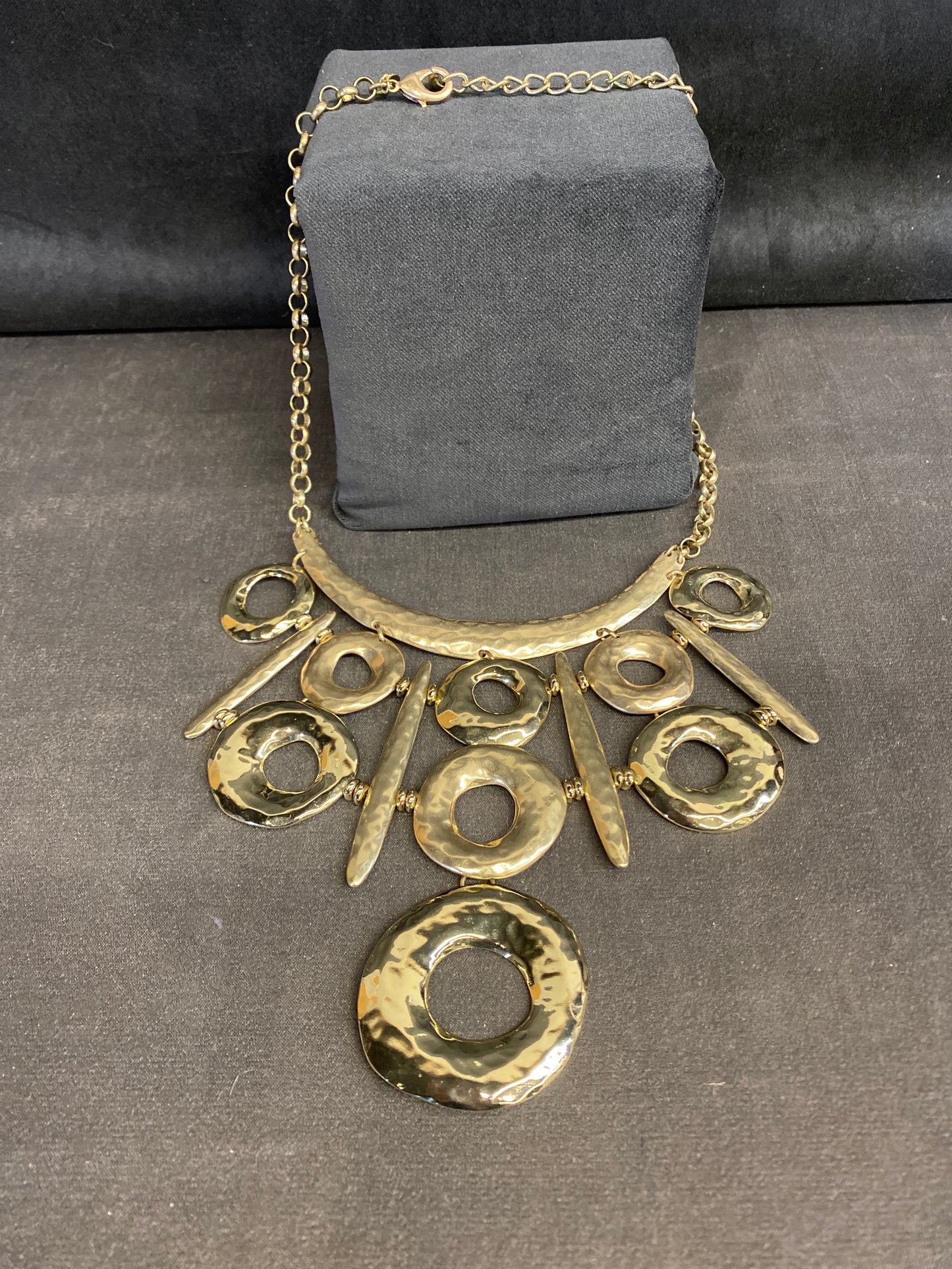 Chico's Statement Necklace - Gold Tone