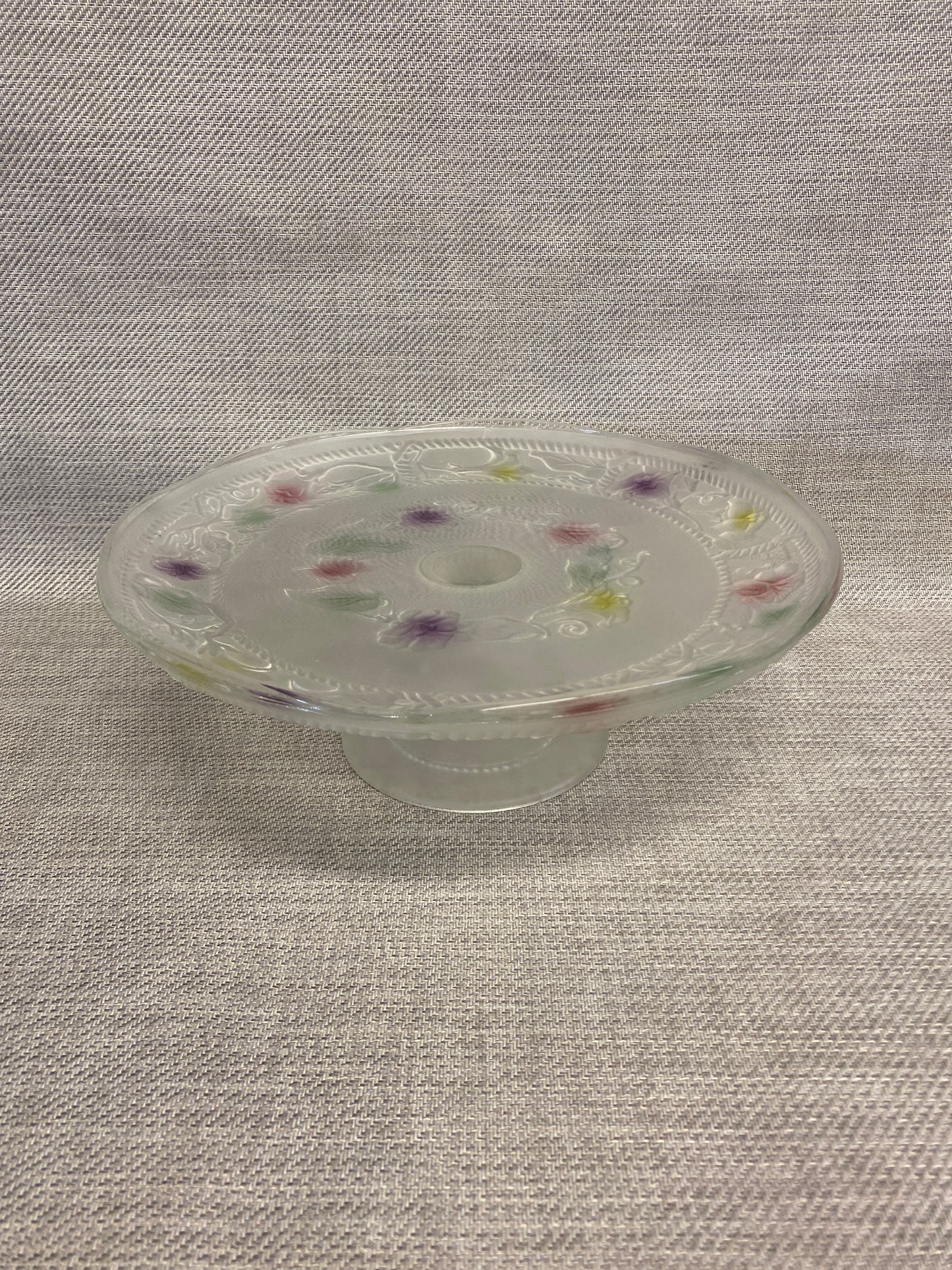 Frosted Glass Cake Stand