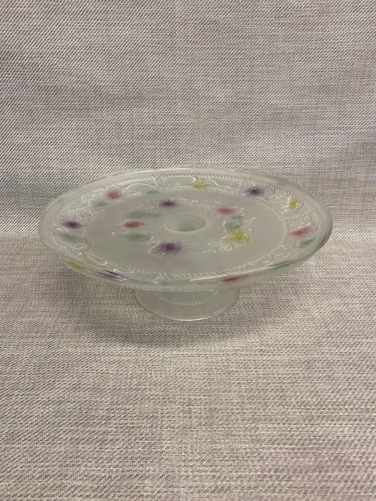 Frosted Glass Cake Stand