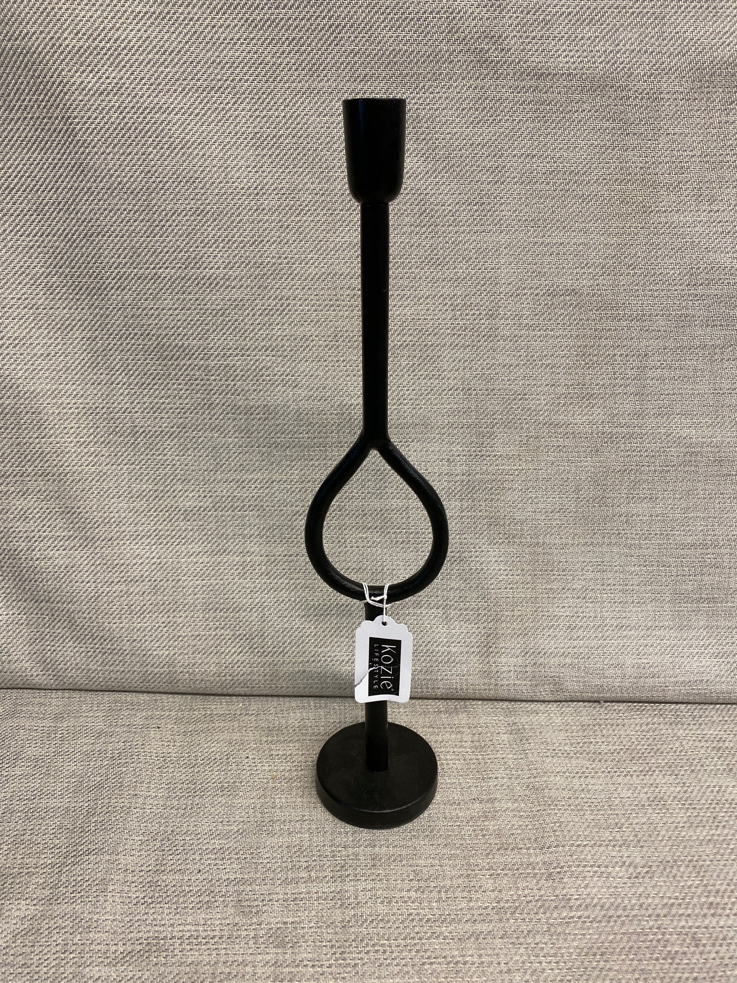 New! Koppers Home Candleholder - Black