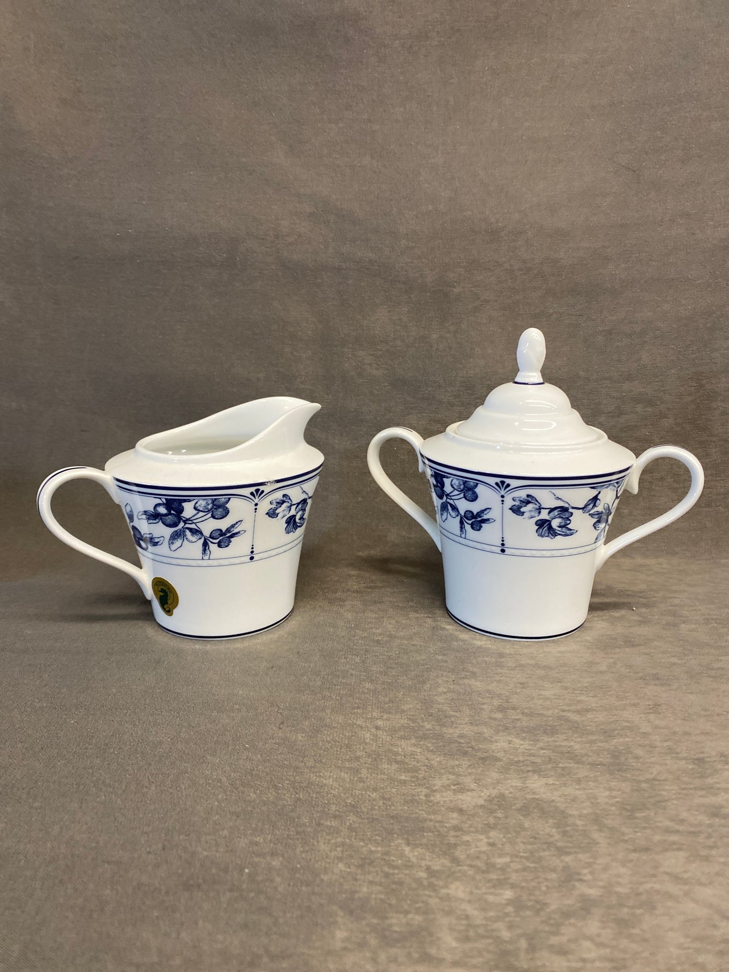 Waterford China Creamer & Sugar