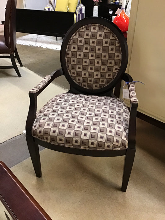 Oval Back Arm Chair