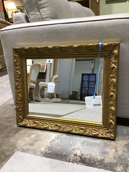 Ornate Framed Mirror - Gold