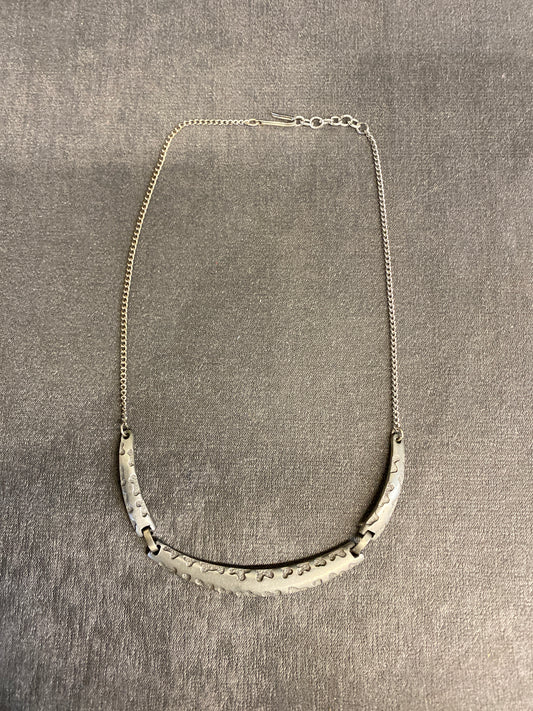 Grey Metal Necklace